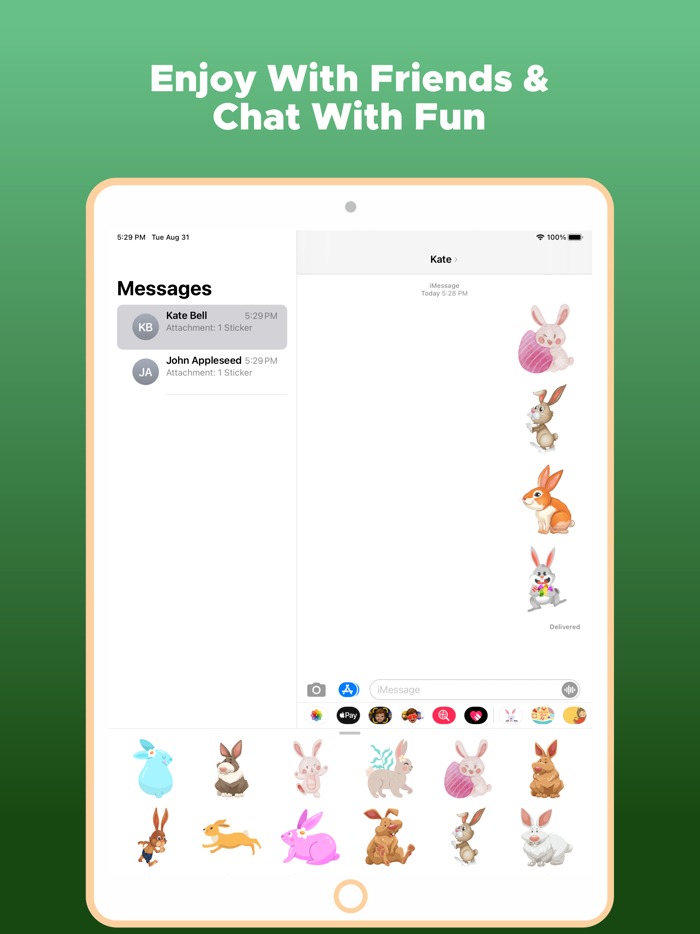 Rabbit Stickers Emojis