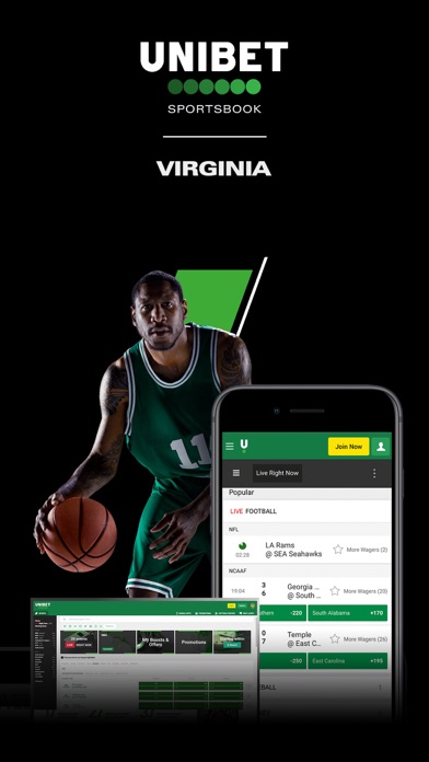 Unibet Sportsbook VA Screenshot
