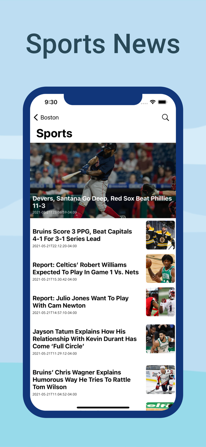 Boston Local News Sports