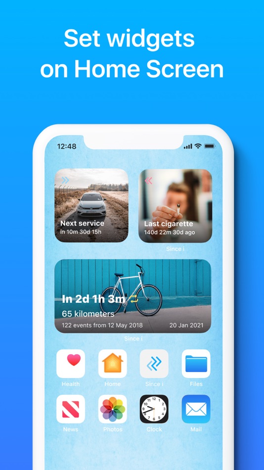 #3. Since i・Countdown days・widget (iOS) Podle: Alex Getman