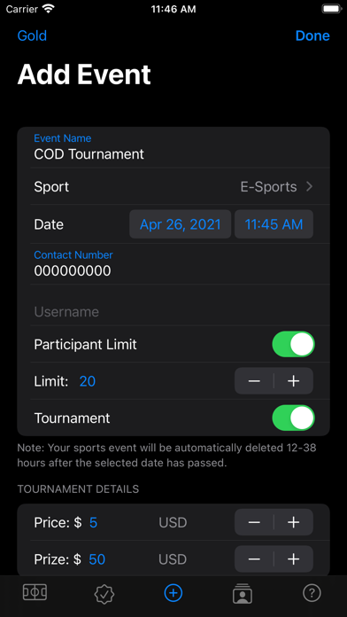 Sportal - Sports Events Screenshot