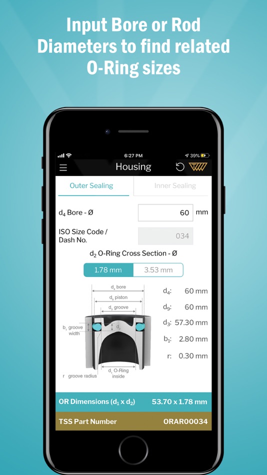 #3. O-Ring (iOS) Podle: Trelleborg Sealing Solutions