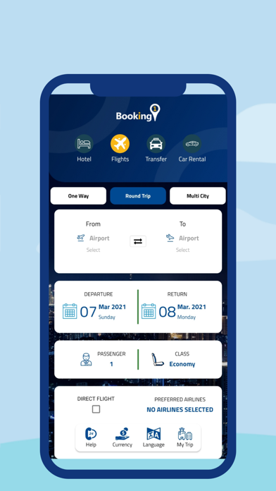 Booking One Screenshot 1 - AppWisp.com Booking One Screenshot 1 - AppWisp.com
