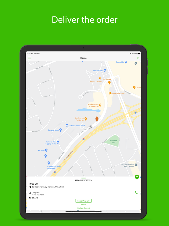 Universal Cuisines - Driver