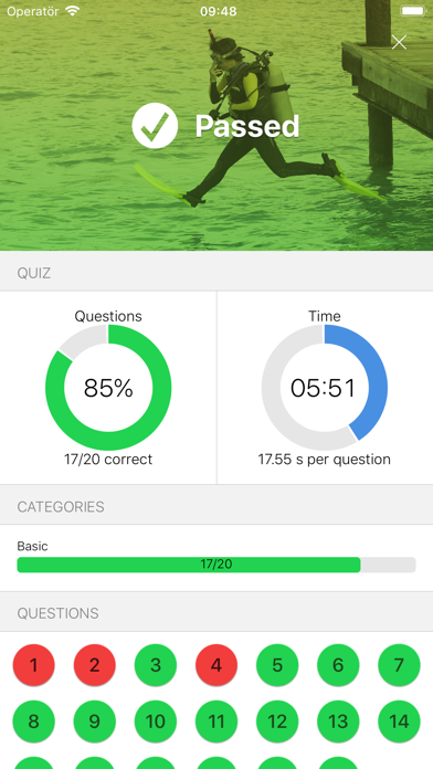 Screenshot #2 pour Scuba Exam Lite