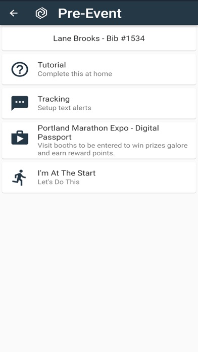 Portland Marathon Rewards Screenshot