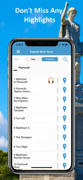 Game screenshot Plymouth MA Audio Tour Guide hack