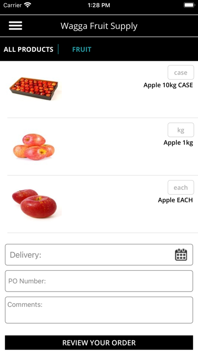 Wagga Fruit Supply Screenshot