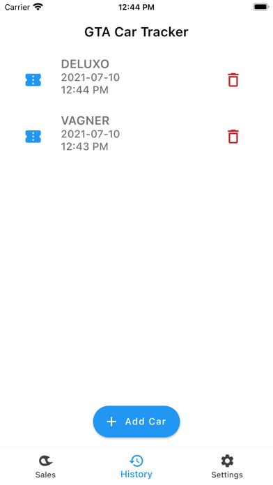 GTA Car Tracker Screenshot