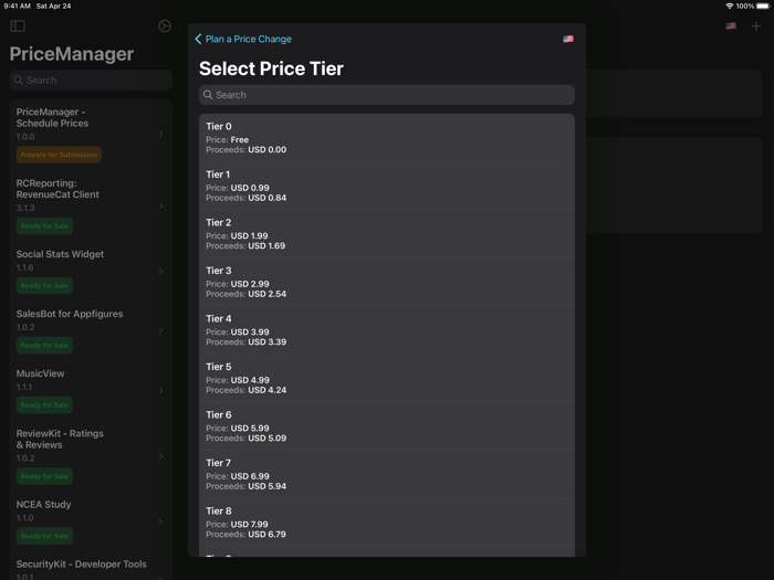 PriceManager - Schedule Prices