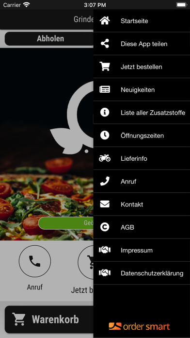 Grindel Pizza Screenshot