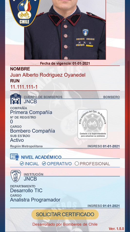 #2. TIB Virtual (iOS) 由: Bomberos de Chile