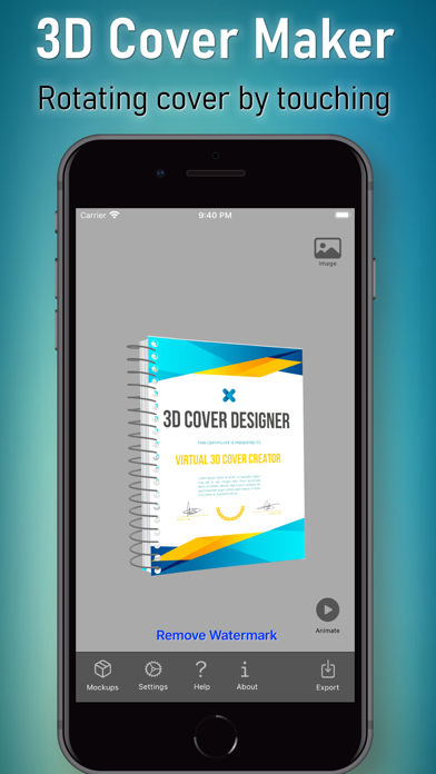3D Cover Maker - Book Cover Screenshot