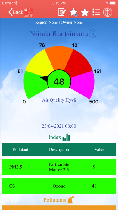 KuopioAir Screenshot
