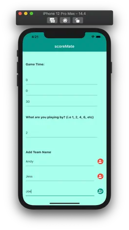 Game screenshot ScoreMate (Score Counter) apk