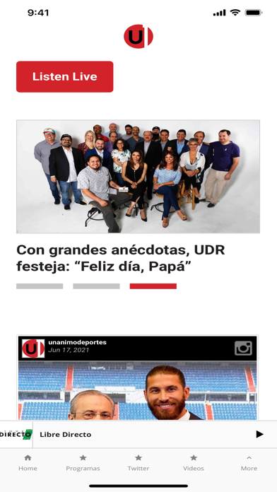 Unanimo Deportes Screenshot