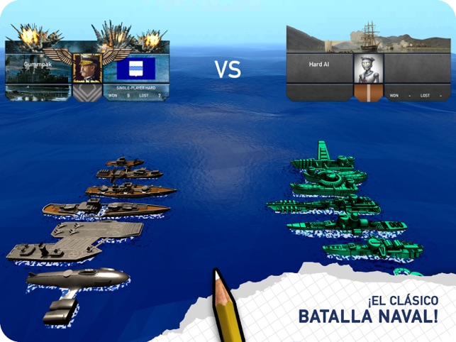 Juego Batalla Naval, hundir la flota de Vilac