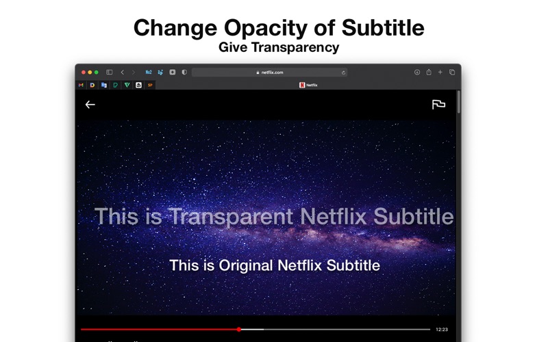 Screenshot #3 pour Subtitle Resize for Netflix