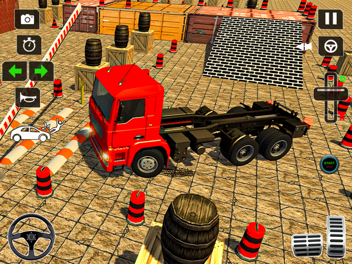 Cargo Truck Parking Driver