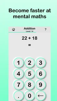 maths: minimalist mental maths iphone screenshot 1