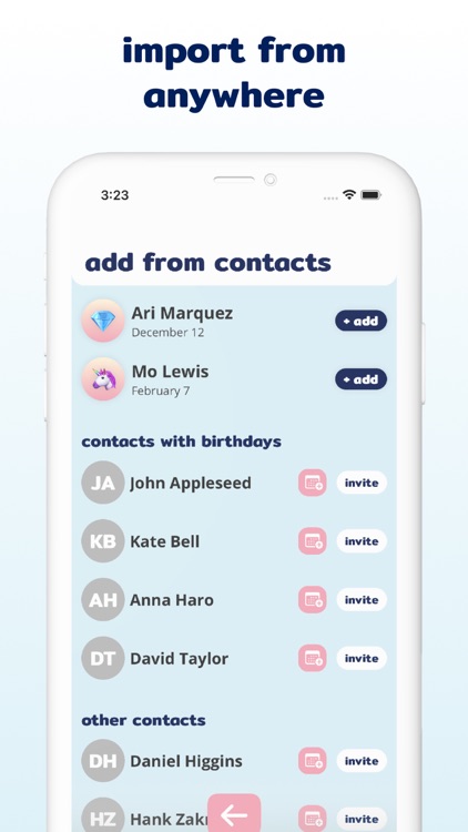 hbd - cards & reminders screenshot-3