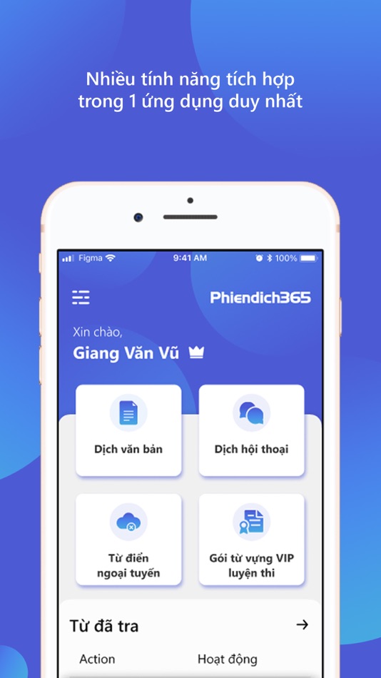 #1. Phiên Dịch 365 (iOS) 由: Truong Duc Chinh