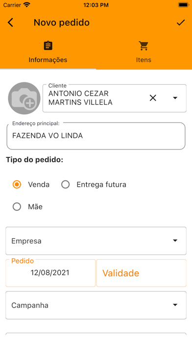 Voraz Vendas Screenshot