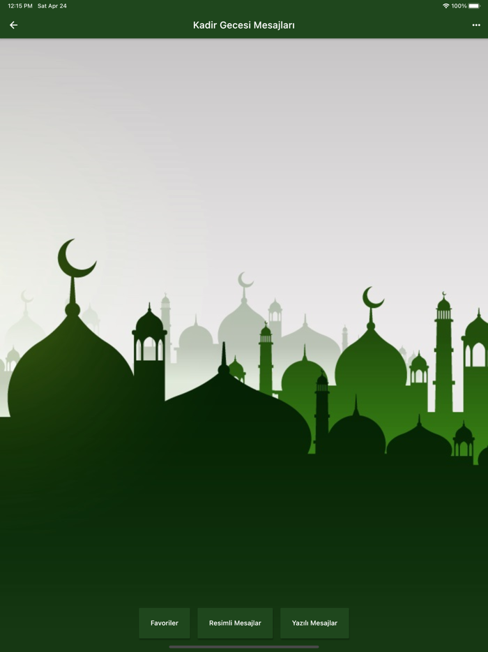 Kadir Gecesi Mesajları