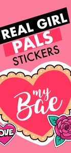Real Girl Pals Stickers screenshot #1 for iPhone