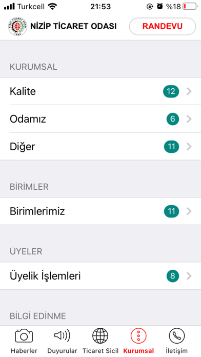 Nizip Ticaret Odası Screenshot