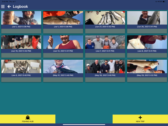 AnglerCatch iPad screenshot 5 - Lifestyle app