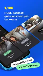 bar exam & mbe: bar prep iphone screenshot 2