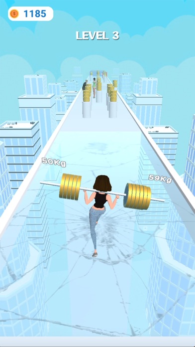 Screenshot #2 pour Weight Runner: Muscle Race 3D