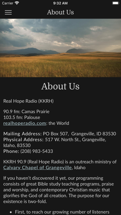 Real Hope Radio Screenshot
