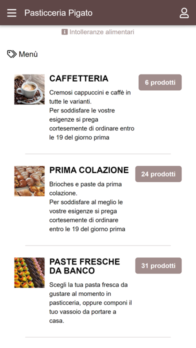 Pasticceria Pigato Screenshot
