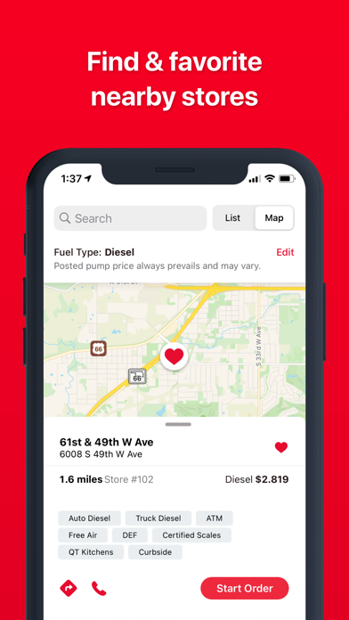 QuikTrip: Coupons, Fuel, Food Screenshot