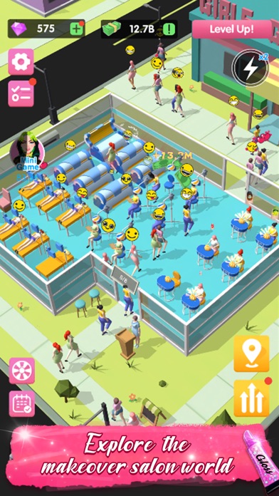 Idle Beauty Salon - Sims Game Screenshot