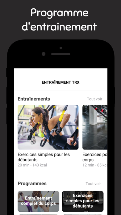 Screenshot #1 pour Séance de TRX