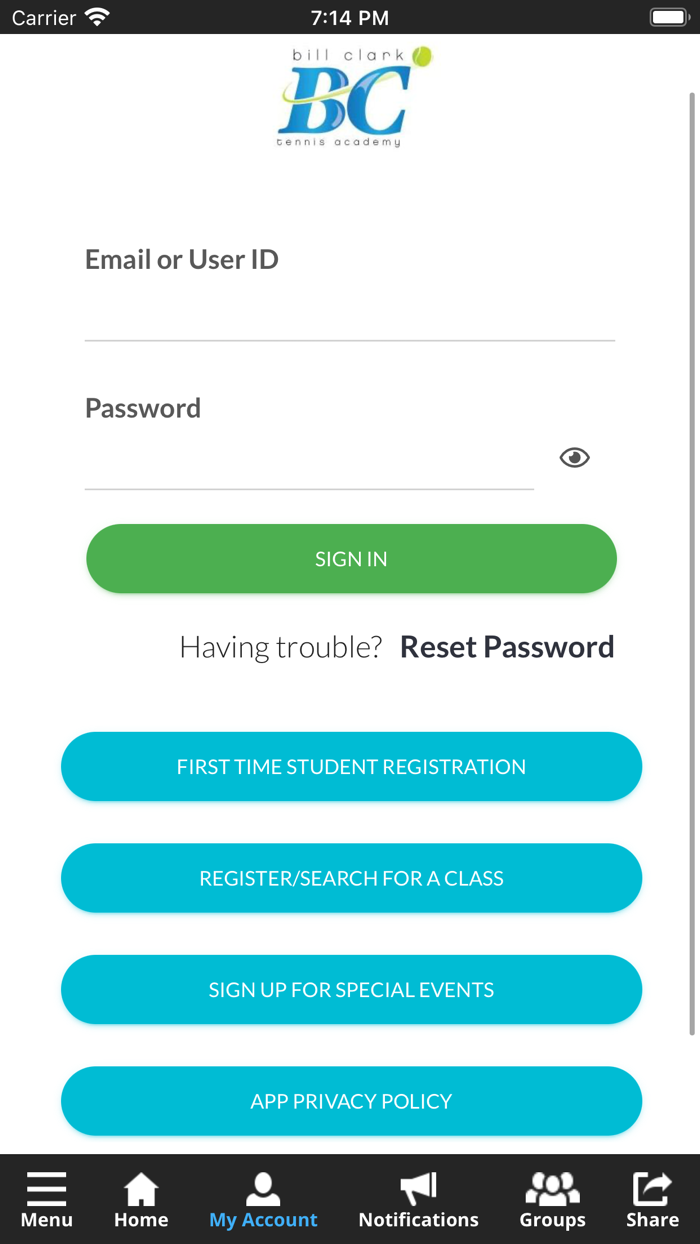 Bill Clark Tennis Academy