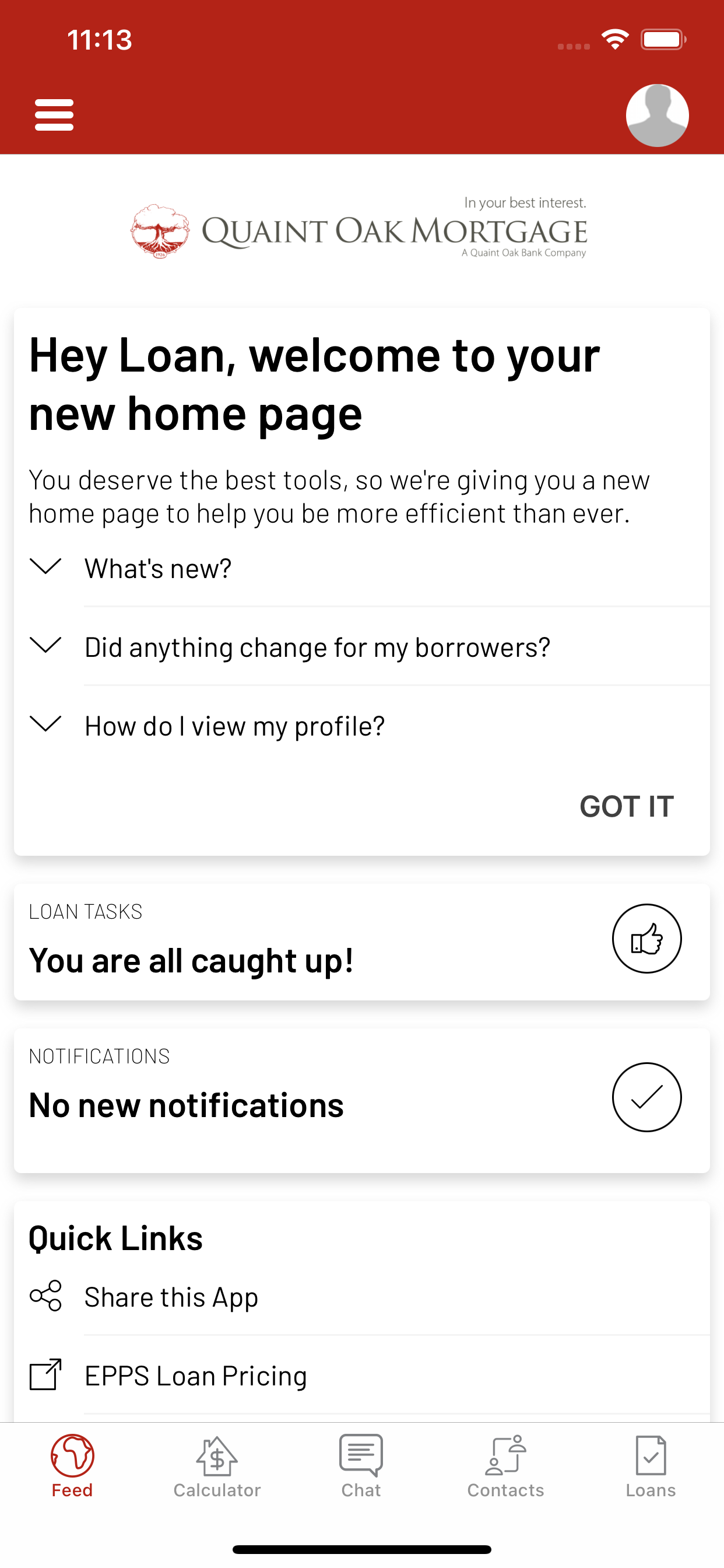 Quaint Oak Mortgage