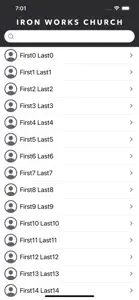 Iron Works Church Directory screenshot #2 for iPhone