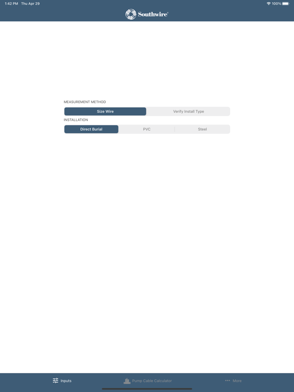 Screenshot #4 pour Pump Cable Calculator