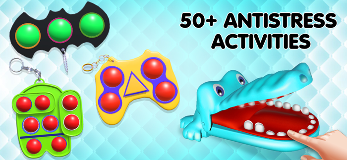 Fidget Buttons 3D pop it App