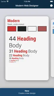 modern web designer iphone screenshot 1
