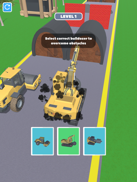 Screenshot #4 pour Bulldozer Race 3D