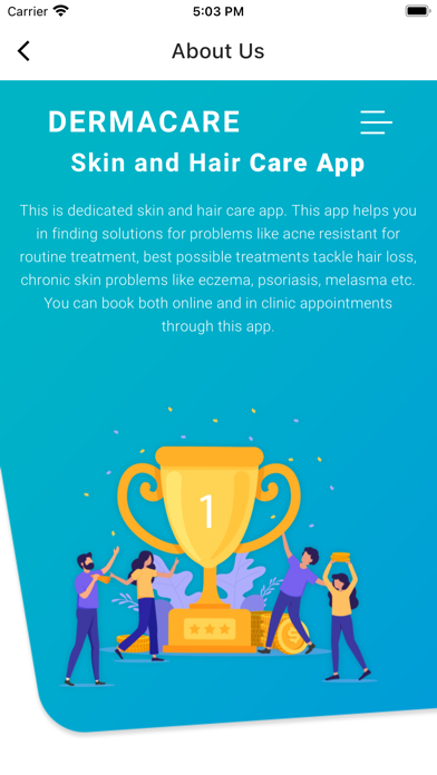 Dermacare Screenshot
