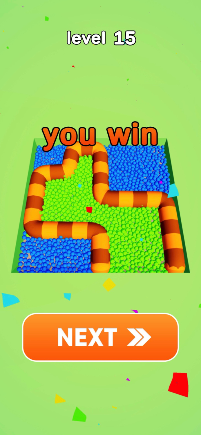 Snake Divides Blocks