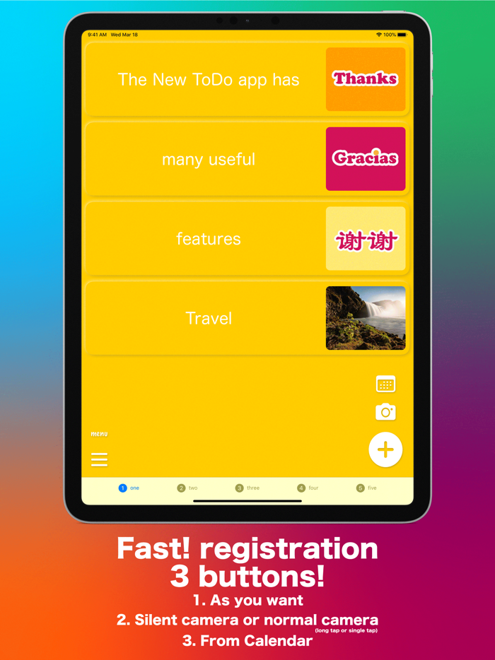 New ToDo List and Tasks and Photo