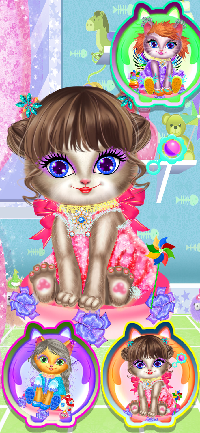 Pet Cat Makeup Salon-Girl Game