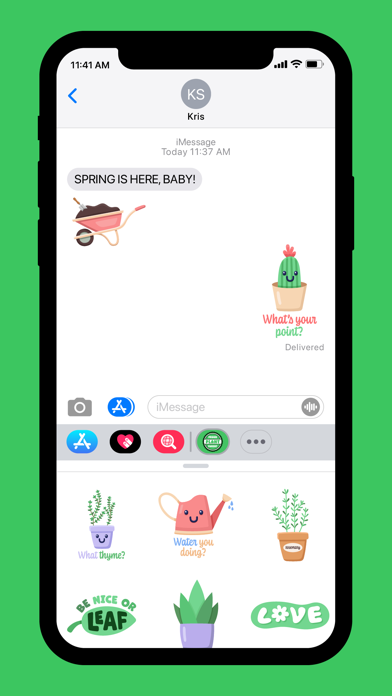 Screenshot #2 pour Plant Parent Stickers